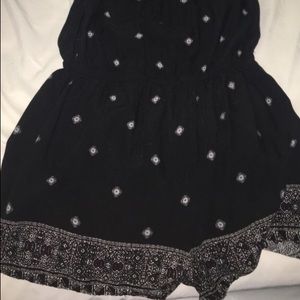 Black off the shoulder romper